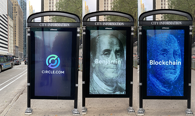 Circle Benjamin Meet Blockchain